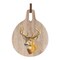 Melrose 10&#x22; Deer Cutting Board Hanging Christmas Wall Decoration
